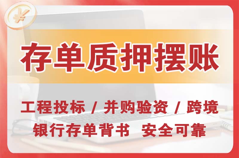 嘉峪关大额存单质押摆账